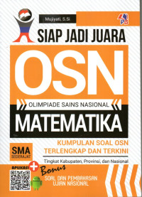Image of Siap JadI Juara OSN Olimpiade Sains Nasional Matematika SMA Sederajat