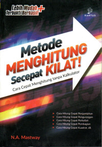 Image of Metode Menghitung Secepat Kilat!: Cara Cepat Menghitung tanpa Kalkulator